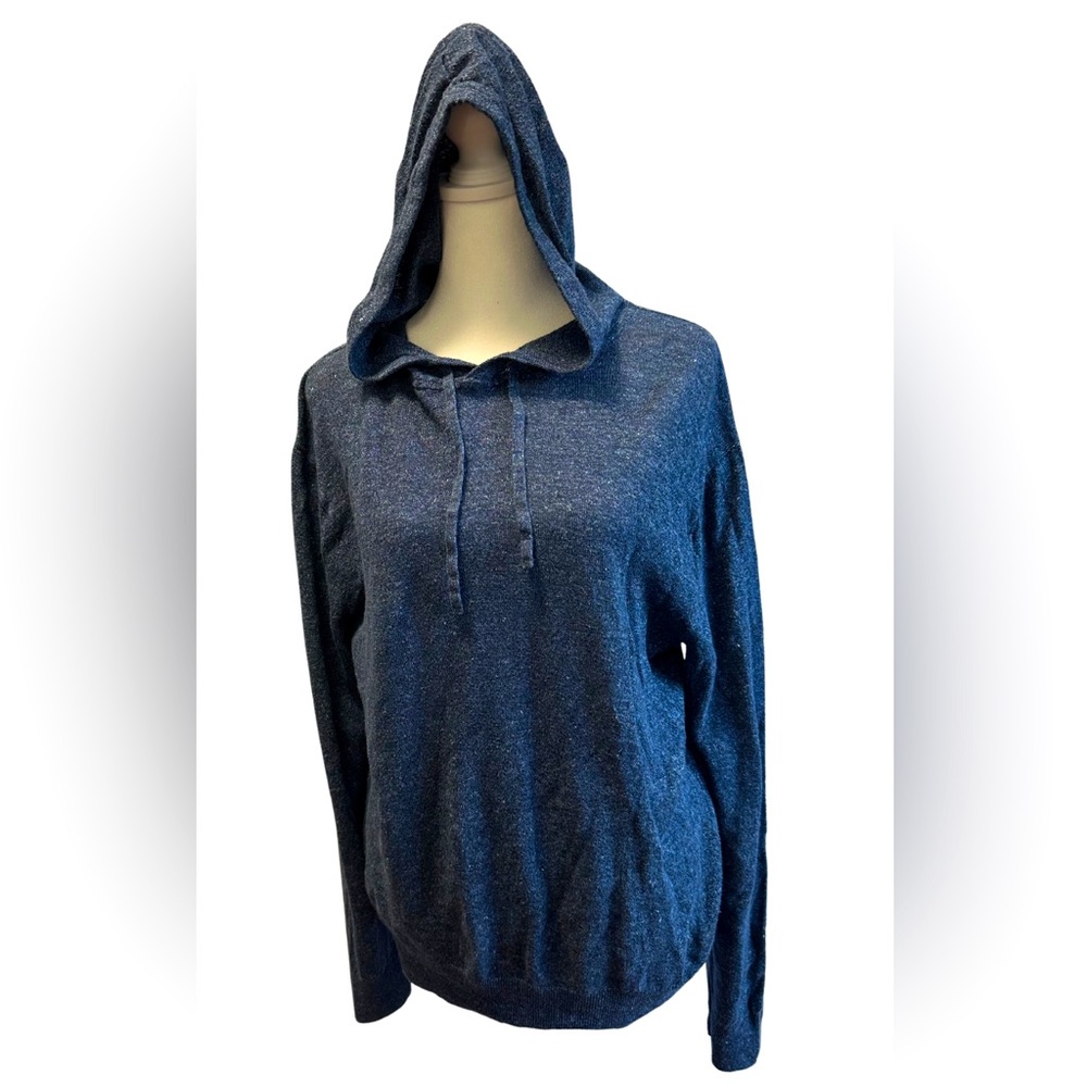J Crew Light Hoodie Navy Blue Small